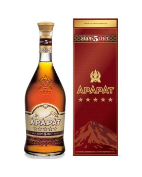 Арарат 5 звезд 0.5л Арарат 5 звезд 0.5л